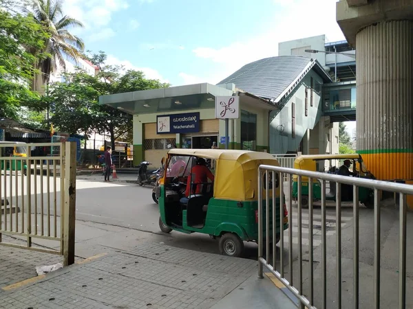 Bangalore Karnataka India Oct 2020 Κλείσιμο Της Πράσινης Γραμμής Σταθμός — Φωτογραφία Αρχείου
