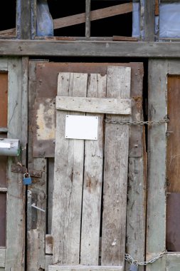 Eski ahşap kapı.