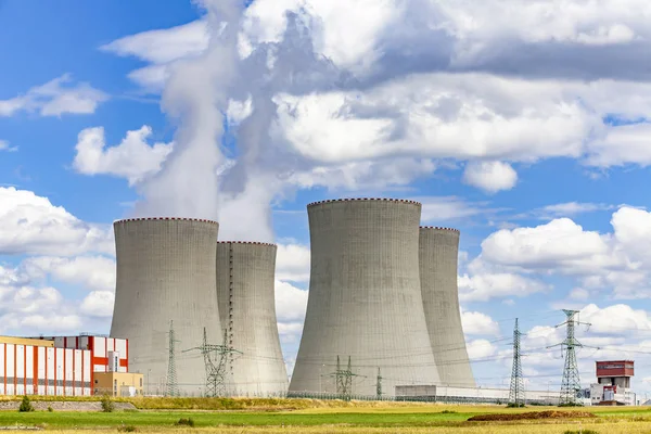 Nuclear Power Plant Temelin Czech Republic Europe — Stock Photo, Image