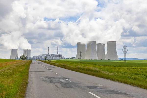 Jaderná Elektrárna Dukovany České Republice Evropa — Stock fotografie