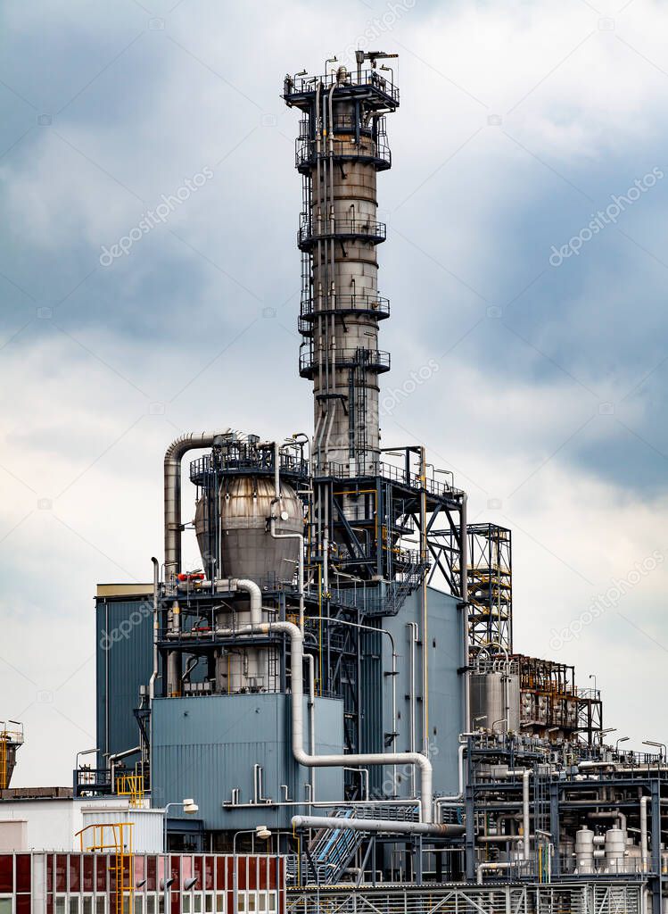 Petrochemical industrial plant, Czech Republic.