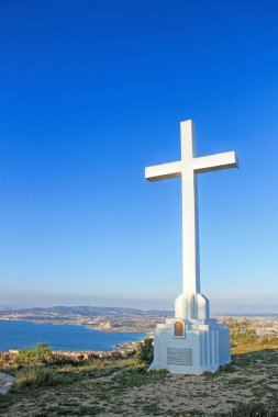 Sete, Fransa Languedoc-Roussillon Akdeniz'in güneyinde haç