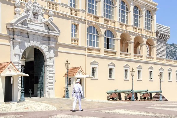 Palacio Del Príncipe Mónaco Residencia Oficial Del Príncipe Mónaco Construido — Foto de Stock