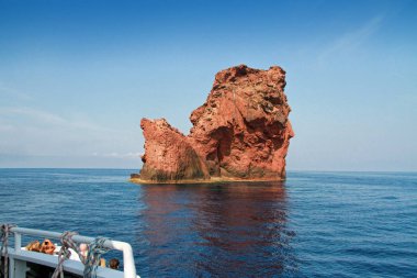 Kayalar Scandola doğa Rezervatı, Unesco Dünya Mirası Sit Alanı, Corsica, Fransa nın