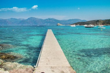 Duba Lotu Beach, Agriates çöl, Korsika - Isle of Beauty, Fransa