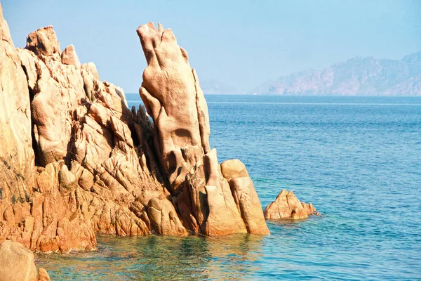 Parque Natural Rocas Scandola Patrimonio Humanidad Por Unesco Córcega Francia — Foto de Stock