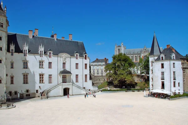 Hertigarna Bretagnes Slott Chateau Des Ducs Bretagne Nantes Frankrike — Stockfoto