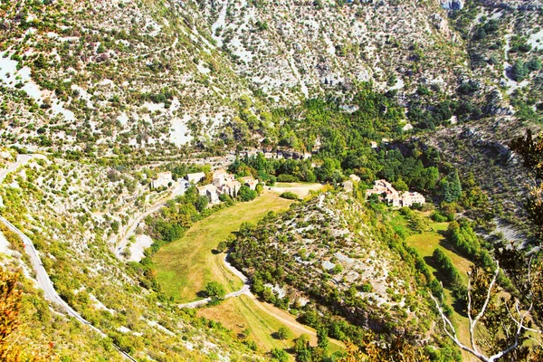 Circo Navacelle Cirque Navacelles Parque Nacional Cevennes Gard Herault Francia —  Fotos de Stock