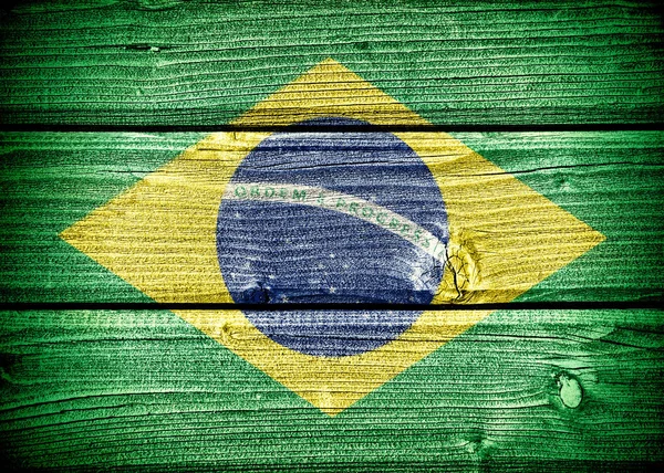 Brasils flagg – stockfoto