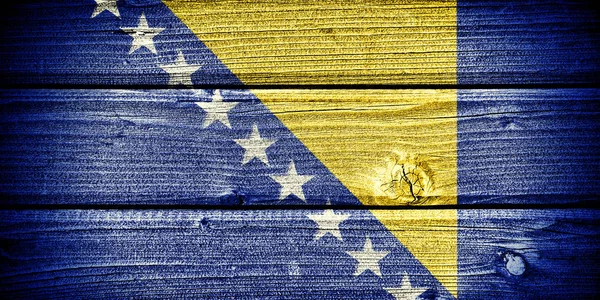 Flagge von Bosnien und Herzegowina — Stockfoto