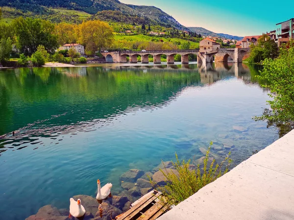 Millau, Południowa Francja, Aveyron — Zdjęcie stockowe