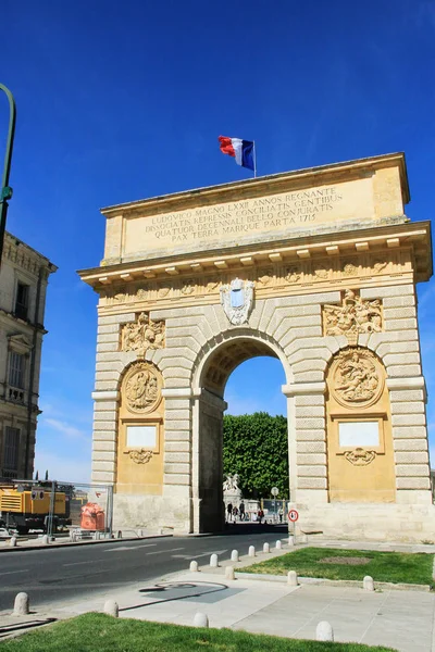 Łuk Triumfalny z montpellier — Zdjęcie stockowe