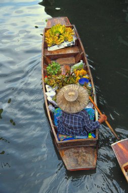 Geleneksel Yüzen Pazar, Bangkok, Tayland