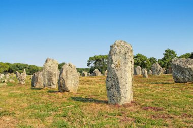 Brittany, Fransa'daki Carnac megalitik site