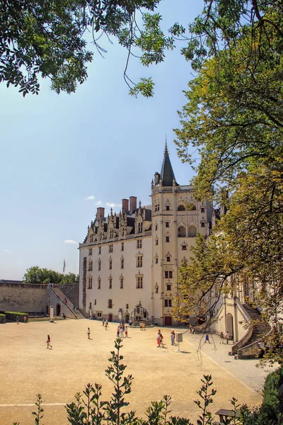 Slott av Hertigar av Brittany, Nantes, Frankrike — Stockfoto