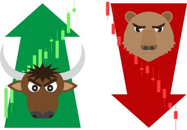 boğa ve ayı borsa sembolü ile