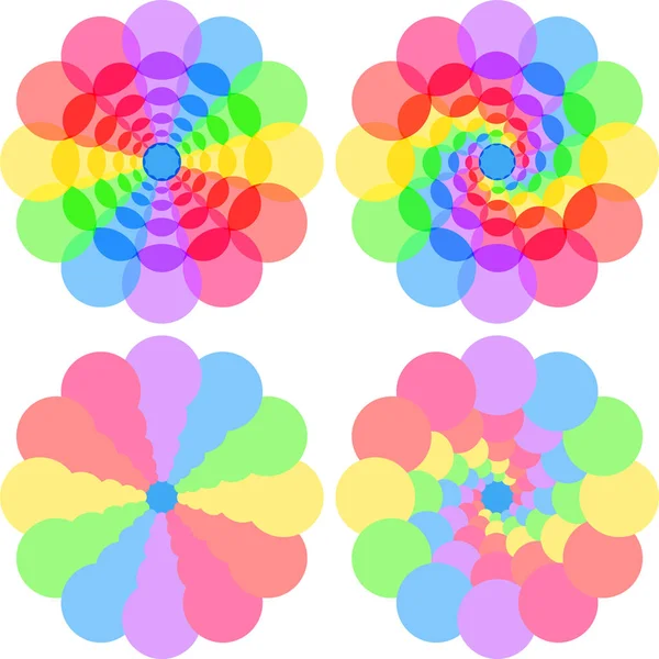 pastel gökkuşağı renkli çiçek