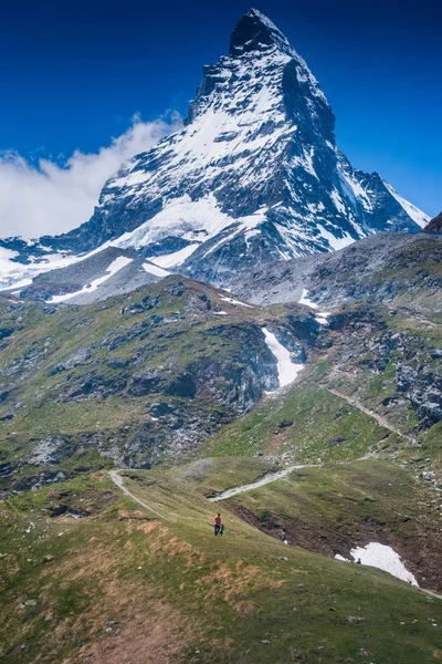 Detail Vom Matterhorn Zermatt Schweiz — Stockfoto
