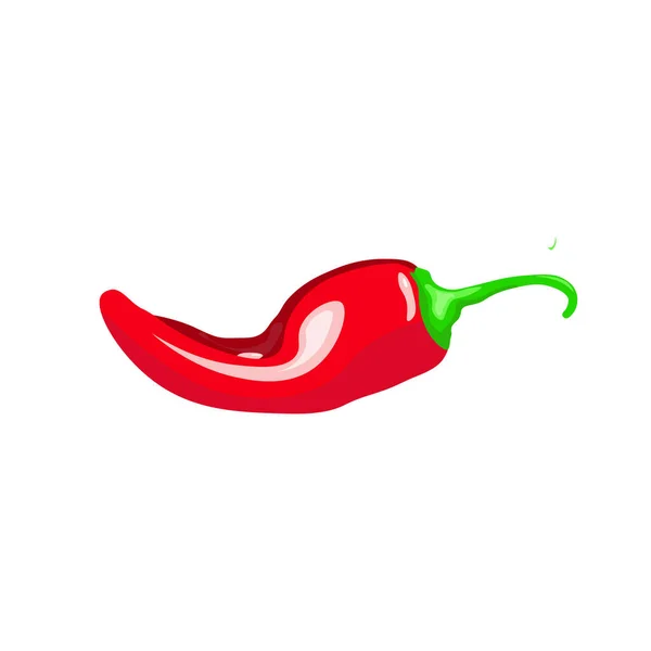 Ilustración Vectorial Chiles Ilustración Vegetal Picante Comida Mexicana Picante Sobre — Archivo Imágenes Vectoriales