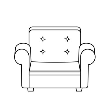 Kontur, paten, vektör, tasarım, dekorasyon, simge tarafından yapılan sandalye