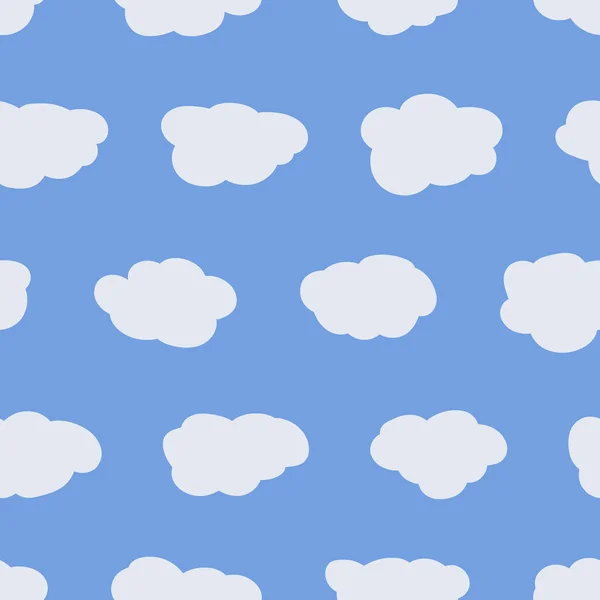 Nublado Las Nubes Fondo Encuentran Diferentes Capas Ilustración Interminable Vectores — Archivo Imágenes Vectoriales