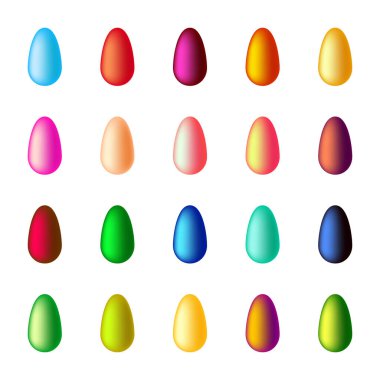 Çiviler hazır. Jel cilası için parlak renk seçenekleri. Manikür cila sanatı için rengarenk gölgeler koleksiyonu. Güzellik endüstrisinde tasarım için renk ipuçları örnekleri.