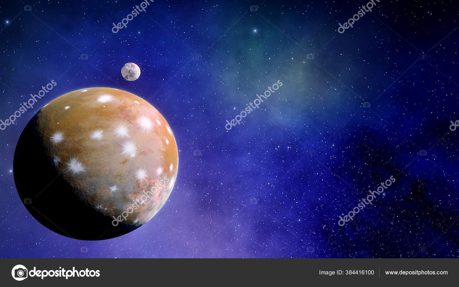 Space Background Beautiful Planet Far Space Space Background Design Outer Stock Photo Image By C Gostonmoris