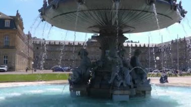 Baden-Wrttemberg, Almanya 'nın Stuttgart şehir merkezi.