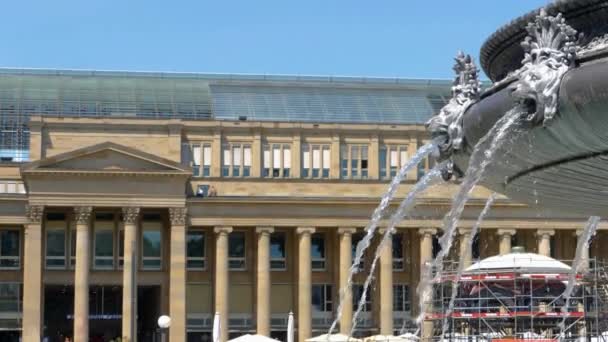 Innenstadt Stuttgart Landeshauptstadt Von Baden Württemberg Deutschland — Stockvideo