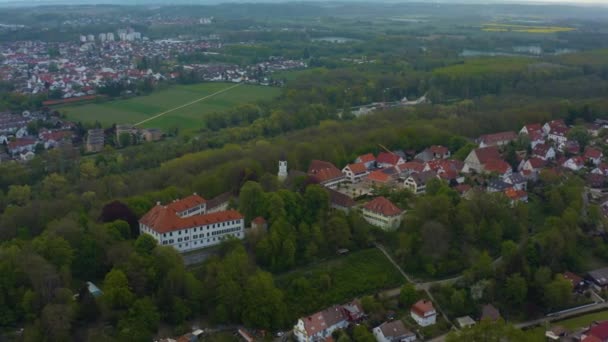 Coronavirus Kilitlemesi Sırasında Güneşli Bir Bahar Gününde Almanya Daki Oberkirchberg — Stok video