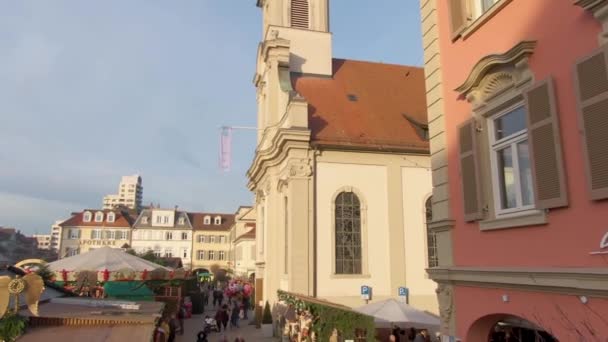 Marché Noël Centre Ville Ludwigsburg Allemagne Avant Noël Par Après — Video