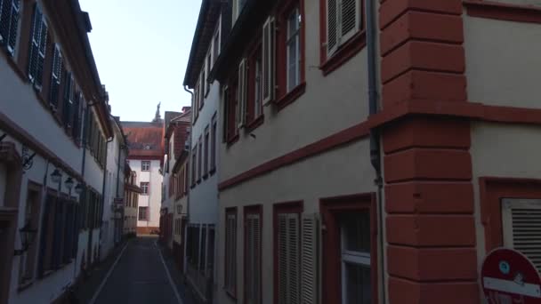Heidelberg Niemczech Przed Bożym Narodzeniem Słoneczny Poranek Grudniu — Wideo stockowe