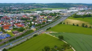 Almanya 'da Sinsheim ve Autobahnn Havalimanı' nın yanında..