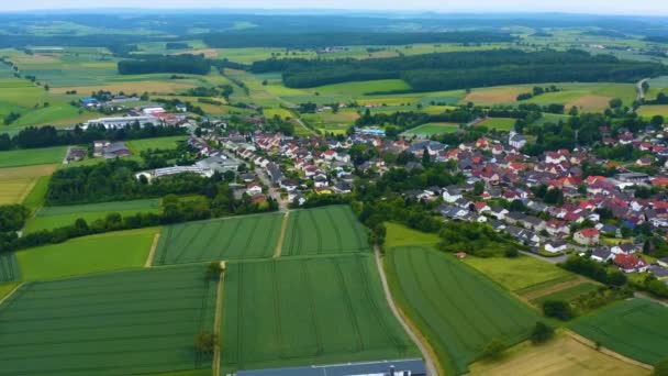 德国Sinsheim附近的空中 — 图库视频影像