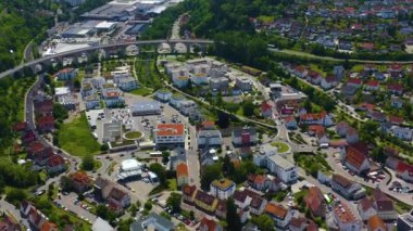 Nagold şehrinin havası, Almanya Kara Orman 'da. 