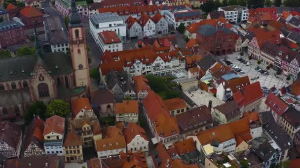 Almanya Daki Tauberbischofsheim Havalimanı Geniş Görünüm — Stok video