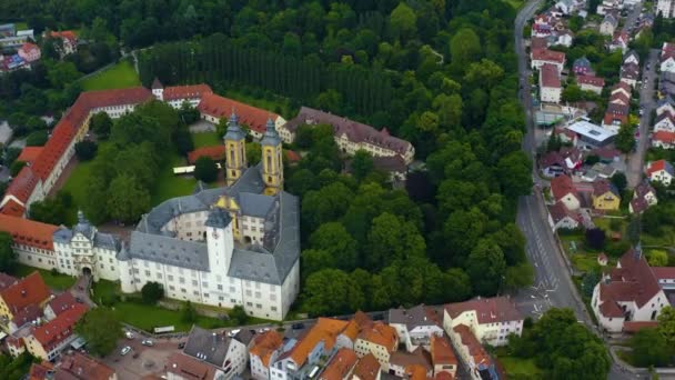 Luftaufnahme Aus Der Altstadt Von Bad Mergentheim — Stockvideo