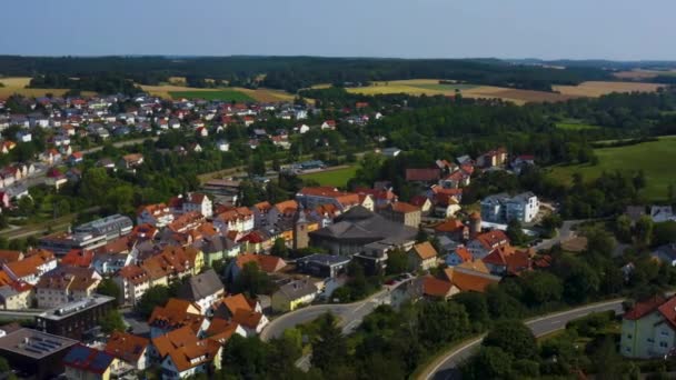 Letecký Pohled Město Osterburken Německu — Stock video