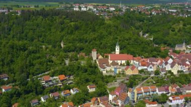 Almanya 'daki Kara Orman' da Horb am Neckar Havalimanı. 