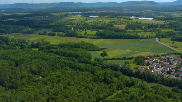 Luftbild Rund Neckartailfingen — Stockvideo