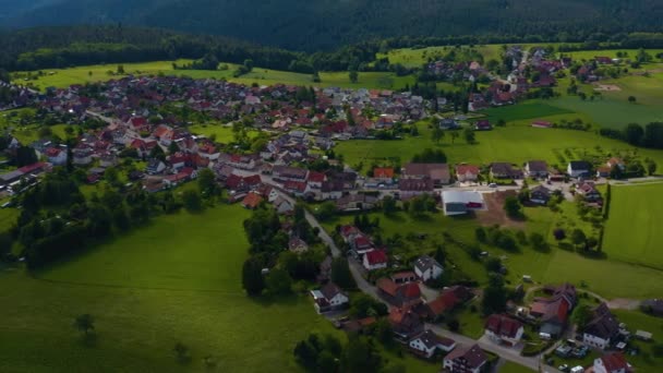 Vue Aérienne Oberkollbach Allemagne — Video