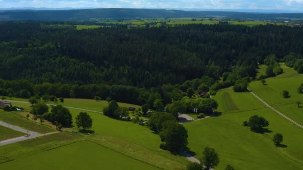 Vista Aérea Alrededor Neubulach Alemania — Vídeos de Stock