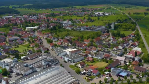 Flygfoto Pfalzgrafenweiler Tyskland — Stockvideo