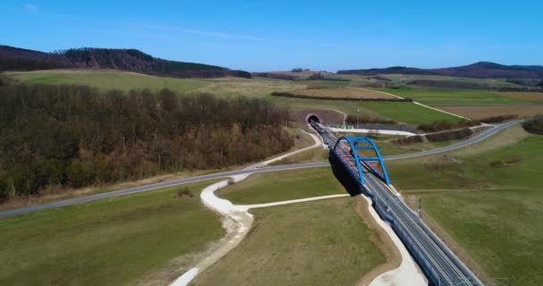 Hogesnelheidstrein Beieren Vlakbij Bamberg — Stockvideo