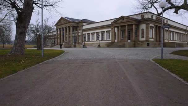 Museum Voor Natuurgeschiedenis Stuttgart Paleis Rosenstein — Stockvideo