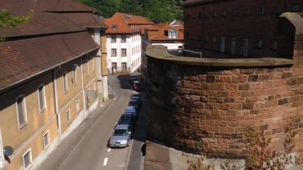 Heidelberg Prisão Velha Uma Manhã Ensolarada Verão — Vídeo de Stock