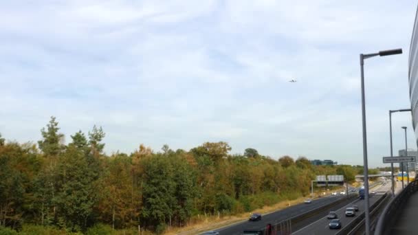 Autobahn Avions Aéroport Francfort Allemagne — Video