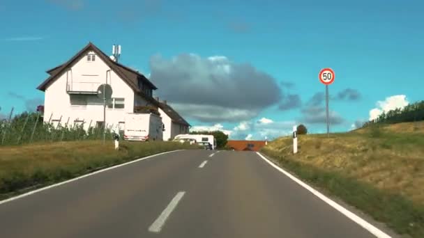 Time Lapse Drive Torno Lago Constance Bodensee Ilha Reichenau Dia — Vídeo de Stock