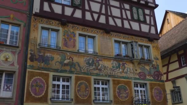 Ciudad Stein Rhein Junto Lago Bodensee Suiza Casco Antiguo Día — Vídeo de stock