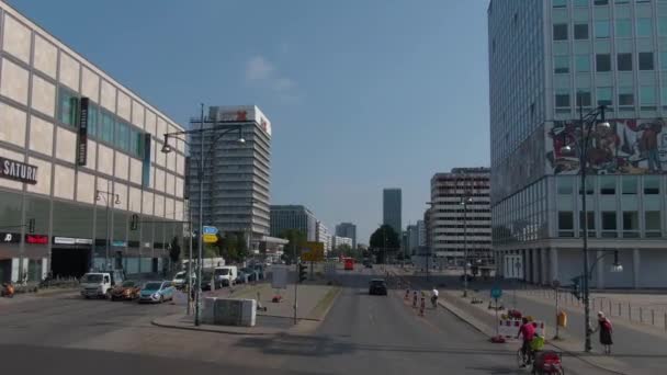 Voler Dans Les Rues Berlin Par Une Journée Ensoleillée Été — Video